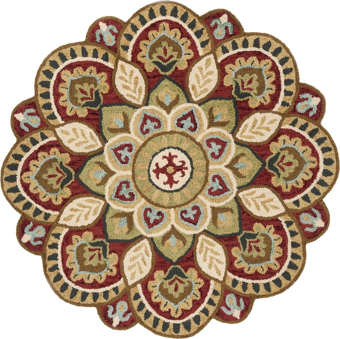 Safavieh Novelty 604 Red/Taupe Area Rug main image