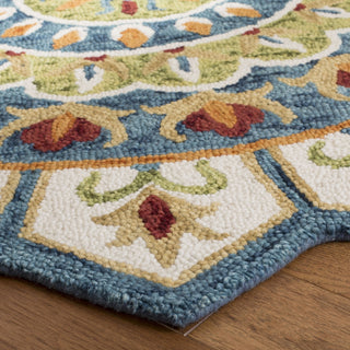 Safavieh Novelty 605 Ivory/Blue Area Rug Detail