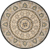 Safavieh Novelty 606 Ivory/Grey Area Rug Round