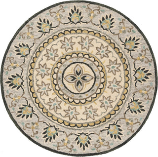 Safavieh Novelty 606 Ivory/Grey Area Rug Round