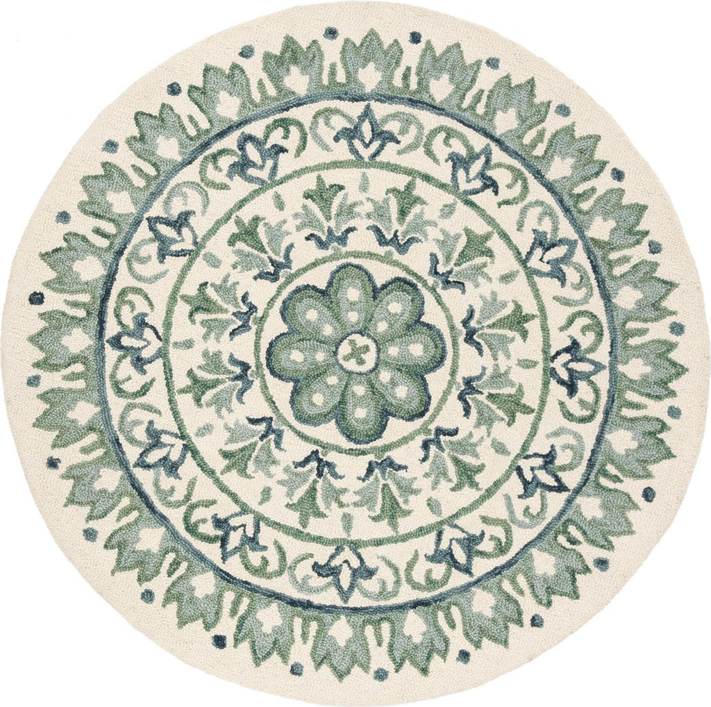 Safavieh Novelty 607 Ivory/Teal Area Rug main image