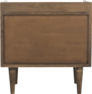 Safavieh Zinnia Nightstand Walnut Furniture 