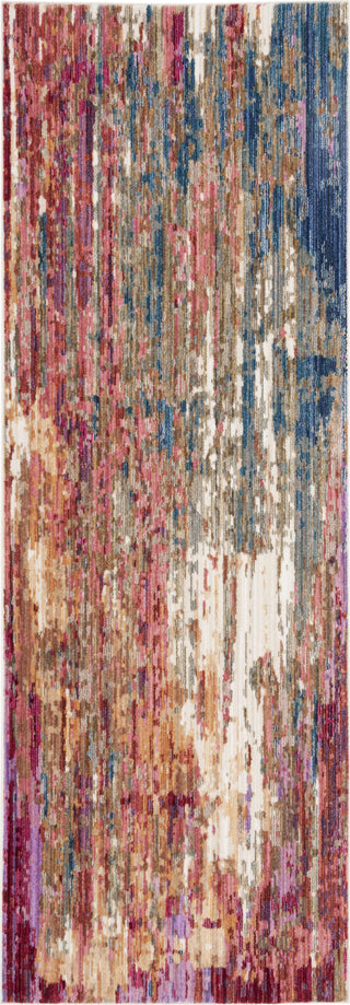 Safavieh Nirvana NVA127Q Red/Multi Area Rug 