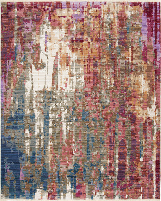 Safavieh Nirvana NVA127Q Red/Multi Area Rug 