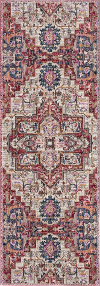 Safavieh Nirvana NVA132C Creme/Red Area Rug 