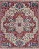 Safavieh Nirvana NVA132C Creme/Red Area Rug 