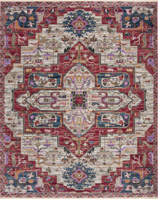 Safavieh Nirvana NVA132C Creme/Red Area Rug 