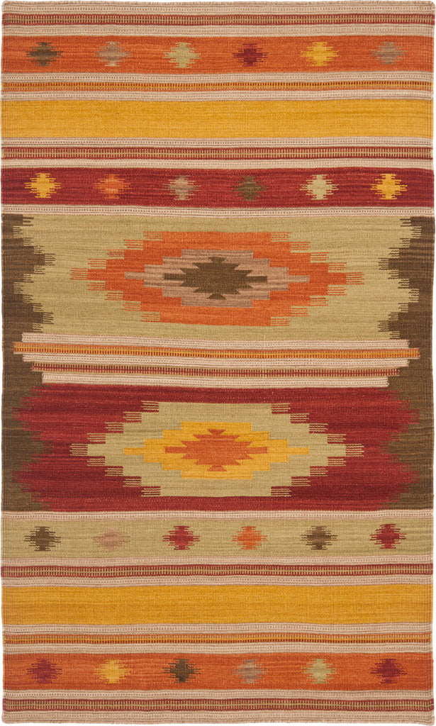 Safavieh Kilim NVK176 Brown/Multi Area Rug main image