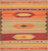 Safavieh Kilim NVK176 Brown/Multi Area Rug Square
