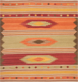 Safavieh Kilim NVK176 Brown/Multi Area Rug Square