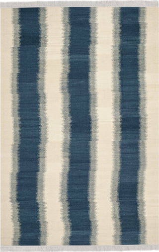 Safavieh Kilim NVK213 Blue/Ivory Area Rug 6' X 9'