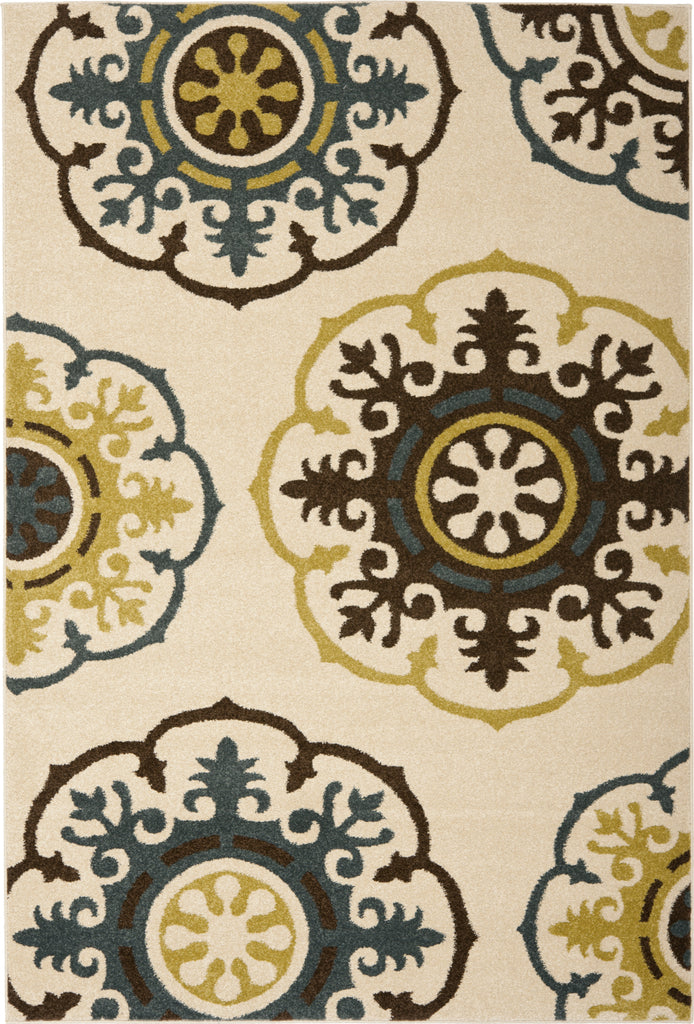 Safavieh Newbury NWB8699 Ivory/Blue Area Rug main image