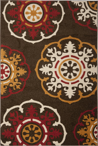 Safavieh Newbury NWB8699 Brown/Red Area Rug main image