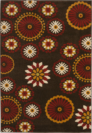 Safavieh Newbury NWB8727 Brown/Red Area Rug main image