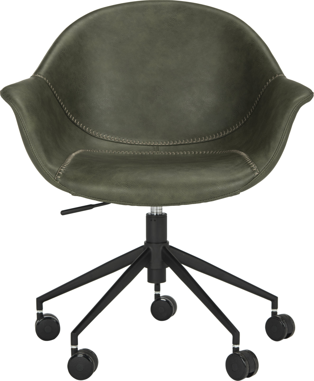 Safavieh Ember Office Chair Green and Black Furniture main image