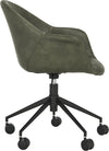 Safavieh Ember Office Chair Green and Black Furniture 