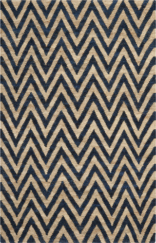 Safavieh Organic ORG515 Blue/Natural Area Rug 5' X 8'