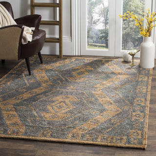 Safavieh Organic ORG701 Slate/Natural Area Rug Room Scene