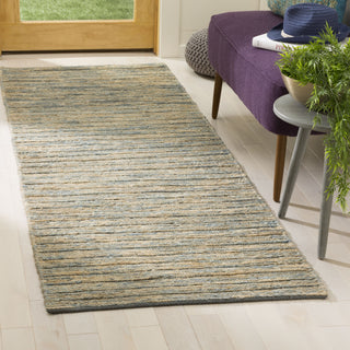 Safavieh Organic ORG704 Blue/Natural Area Rug Room Scene