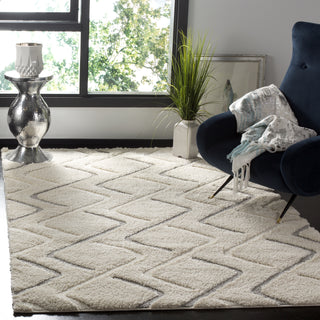 Safavieh Olympia Shag OSG322A Cream/Grey Area Rug  Feature