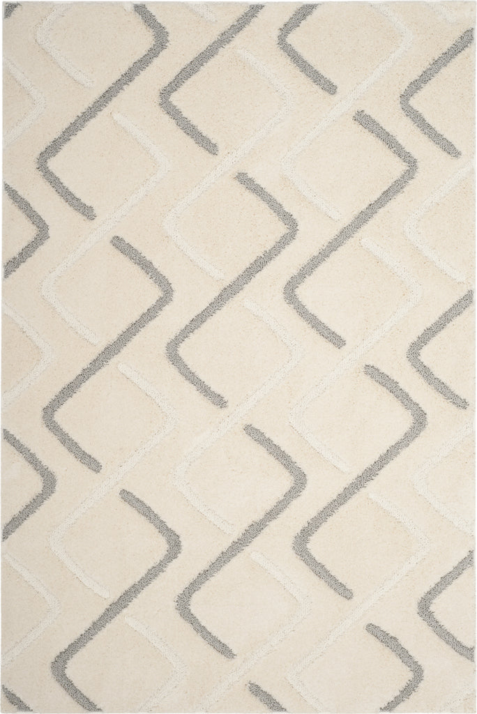 Safavieh Olympia Shag OSG322A Cream/Grey Area Rug main image