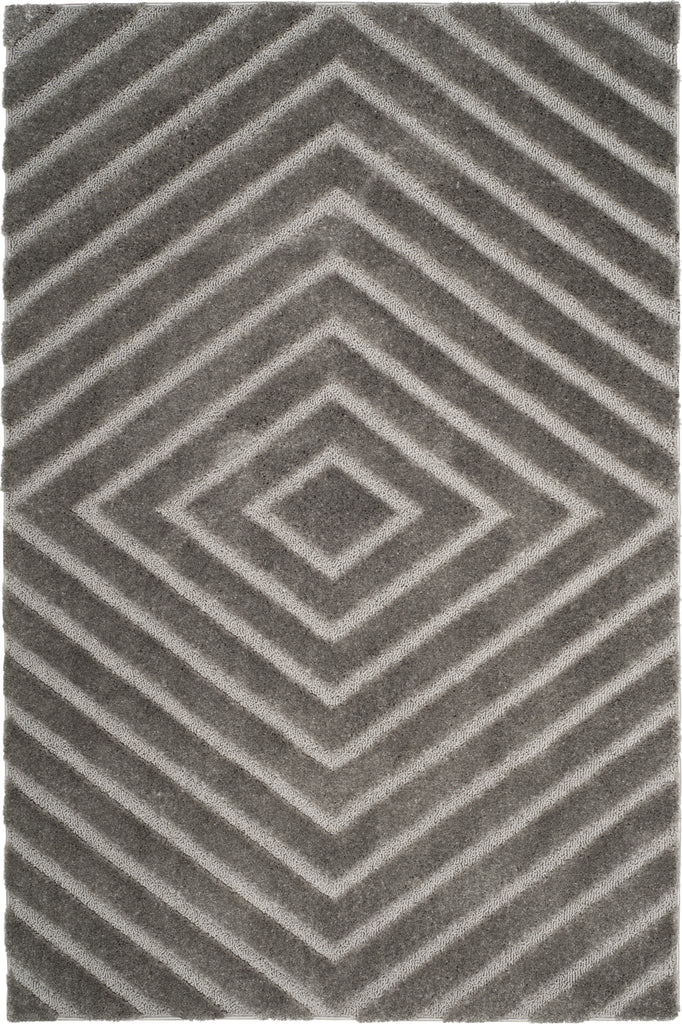 Safavieh Olympia Shag OSG324S Silver Area Rug main image