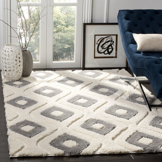 Safavieh Olympia Shag OSG325A Cream/Grey Area Rug  Feature