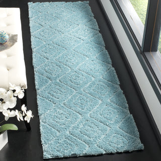 Safavieh Olympia Shag OSG325D Blue Area Rug 