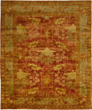 Safavieh Oushak OSH108 Red/Green Area Rug Main