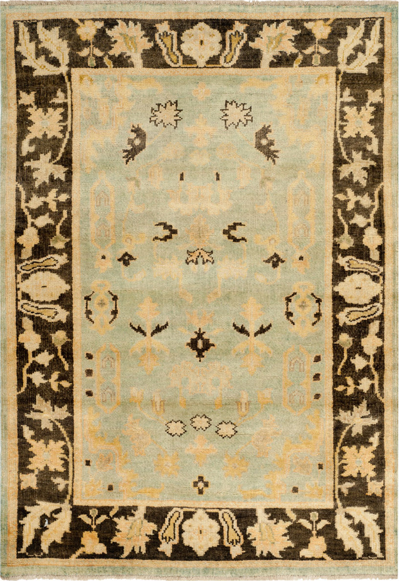 Safavieh Oushak OSH112 Light Blue/Brown Area Rug main image