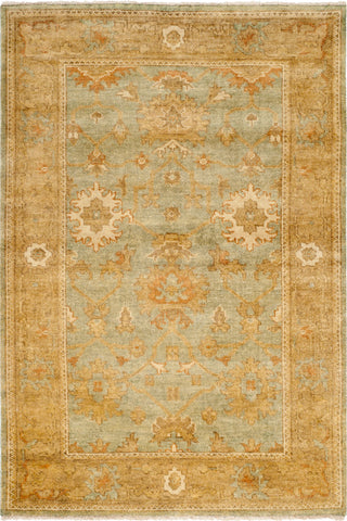 Safavieh Oushak OSH115 Dark Green/Brown Area Rug main image