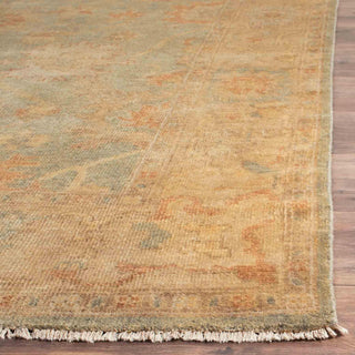 Safavieh Oushak OSH115 Dark Green/Brown Area Rug Detail