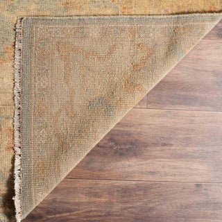 Safavieh Oushak OSH115 Dark Green/Brown Area Rug Backing