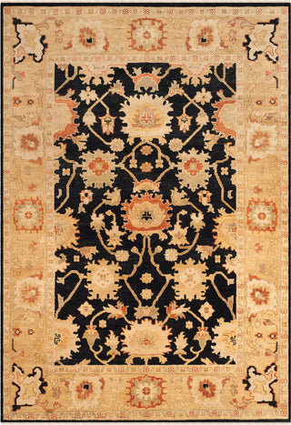 Safavieh Oushak OSH115 Black/Light Gold Area Rug Main