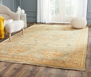 Safavieh Oushak OSH125 Grey/Ivory Area Rug Room Scene Feature