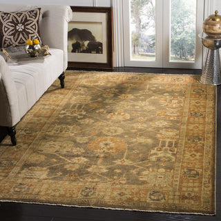 Safavieh Oushak OSH144 Brown/Rust Area Rug Room Scene Feature