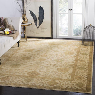 Safavieh Oushak OSH145 Ivory/Ivory Area Rug Room Scene Feature