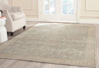 Safavieh Oushak OSH232 Blue/Ivory Area Rug Room Scene Feature