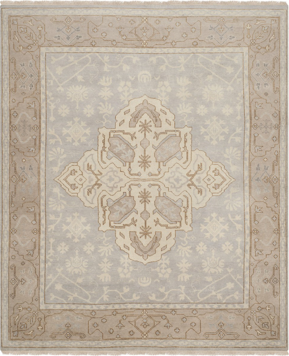 Safavieh Oushak OSH233 Light Blue/Brown Area Rug main image