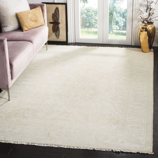 Safavieh Oushak OSH304 Light Grey/Ivory Area Rug Room Scene Feature