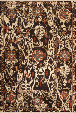 Safavieh Oushak OSH422 Dark Brown/Multi Area Rug main image