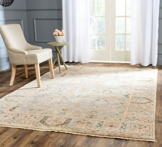 Safavieh Oushak OSH561 Grey/Ivory Area Rug Room Scene Feature