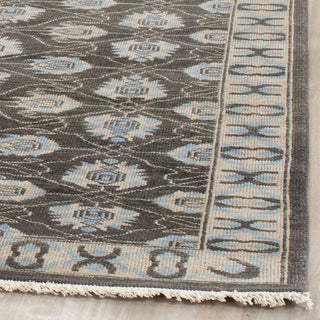 Safavieh Oushak OSH711 Charcoal Area Rug Detail