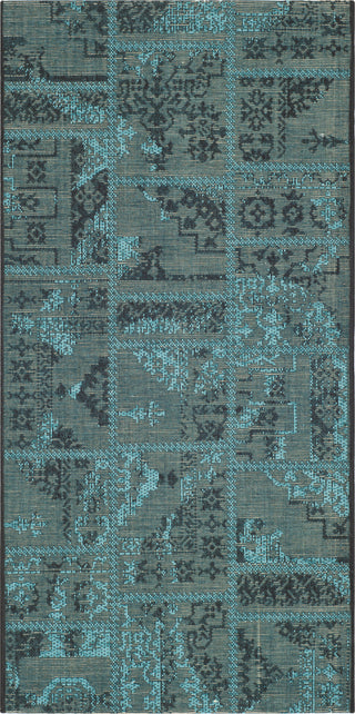 Safavieh Palazzo PAL121 Black/Turquoise Area Rug 