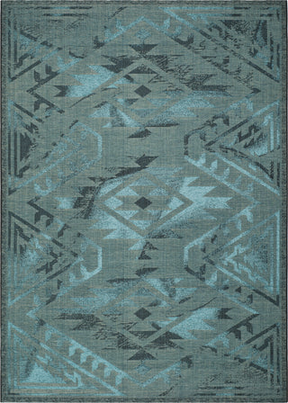 Safavieh Palazzo PAL122 Black/Turquoise Area Rug 