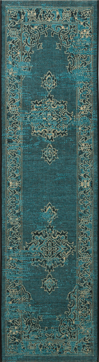 Safavieh Palazzo PAL124 Turquoise/Black Area Rug 