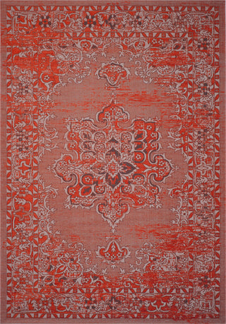 Safavieh Palazzo PAL124 Orange/Light Grey Area Rug 