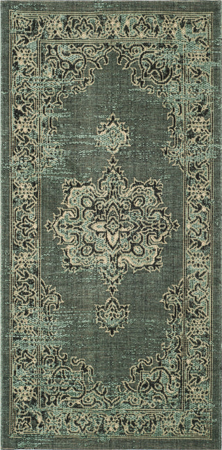 Safavieh Palazzo PAL124 Light Green/Black Area Rug 