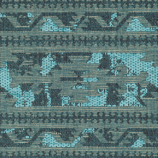 Safavieh Palazzo PAL125 Black/Turquoise Area Rug 