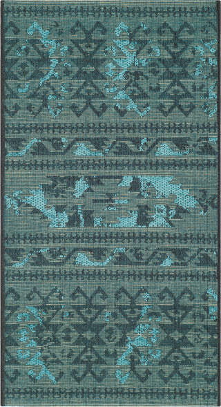 Safavieh Palazzo PAL125 Black/Turquoise Area Rug main image